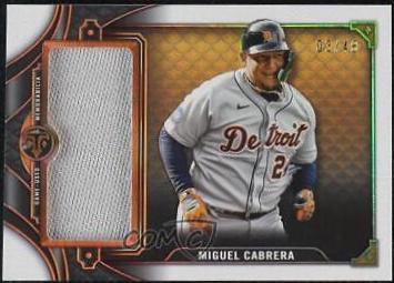 Miguel Cabrera #SJR1-MC2 2022 Topps Triple Threads Baseball Single Jumbo Relics