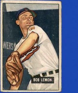 Bob Lemon #53 Baseball Cards 1951 Bowman
