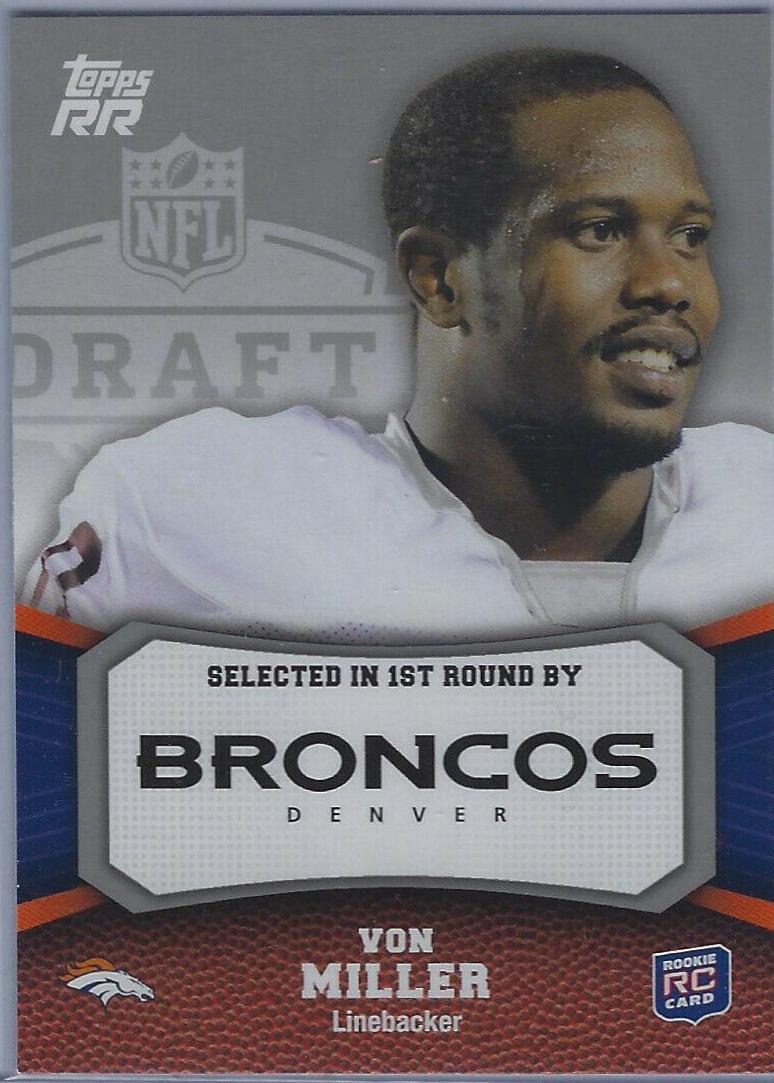 Von Miller #200 Football Cards 2011 Topps Rising Rookies