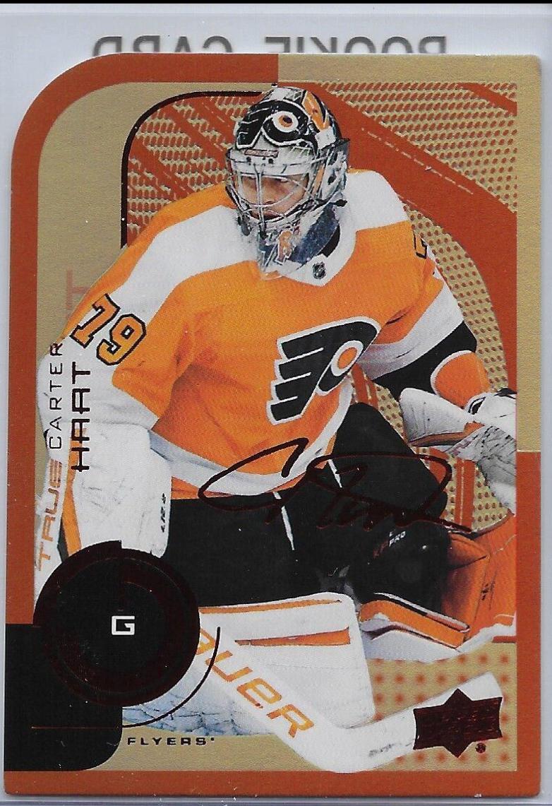 Carter Hart #77 2022-23 Upper Deck MVP Hockey Colors and Contours