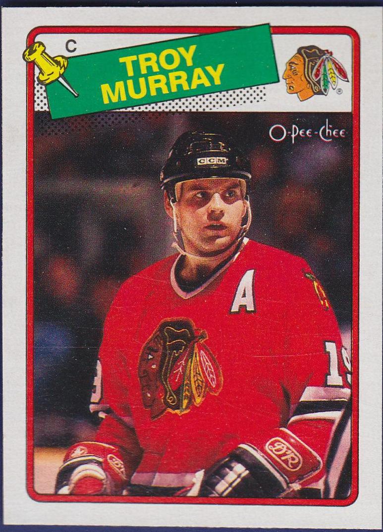 Troy Murray #106 Hockey Cards 1988 O-Pee-Chee