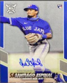 Santiago Espinal #OAA-SE Baseball Cards 2021 Topps Big League Opening Act Autographs