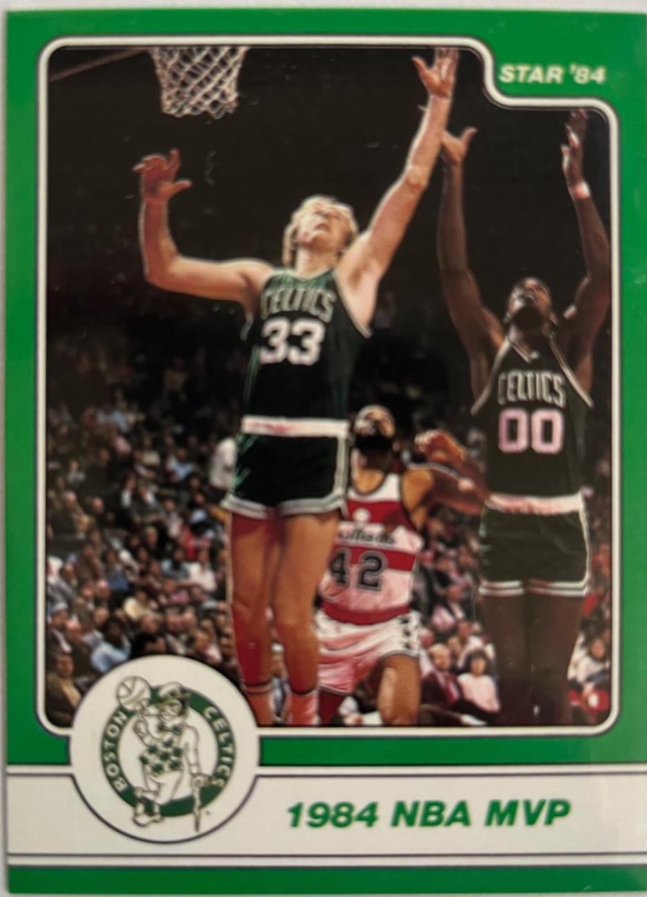 Larry Bird #12 Basketball Cards 1984 Star