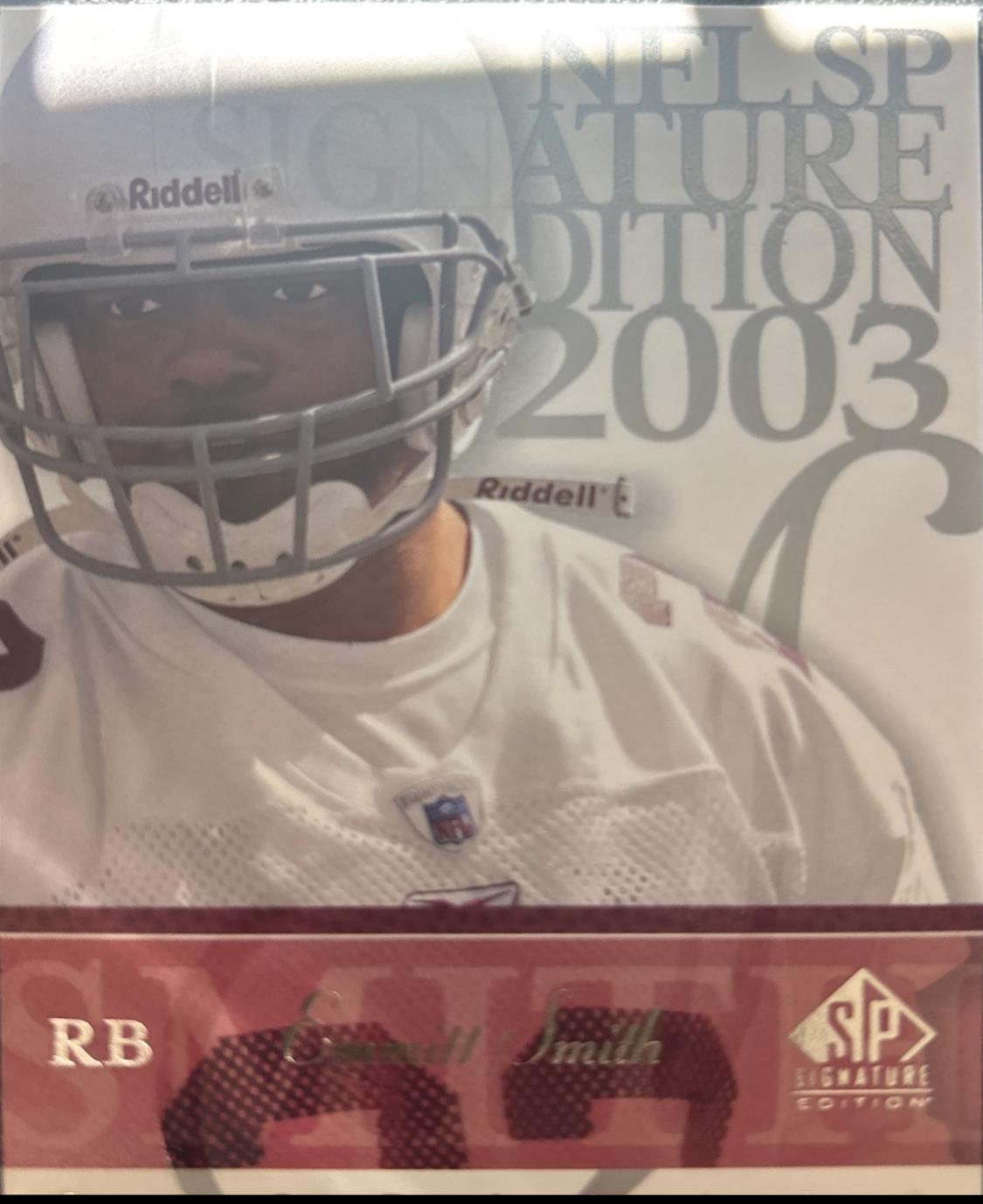 Emmitt Smith #93 2003 Sp Signature Football