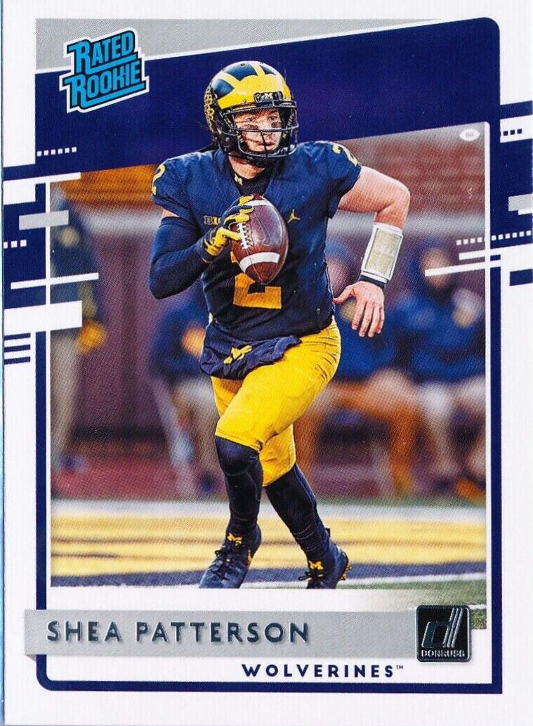 Shea Patterson #23 Football Cards 2020 Panini Chronicles Draft Picks Donruss Rated Rookies