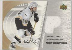 Mario Lemieux #TP-ML Hockey Cards 2003 Upper Deck Team Essentials Prices