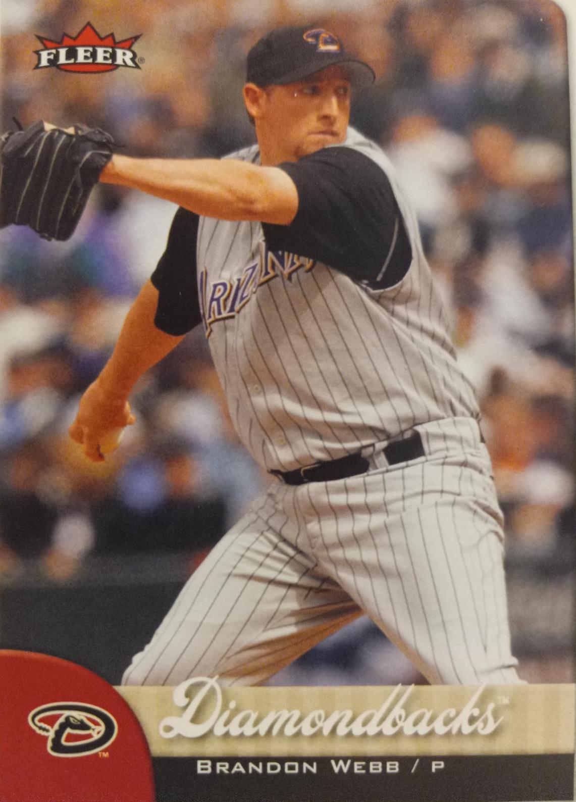 Brandon Webb #312 2007 Fleer Baseball