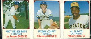 Al Oliver, Andy Messersmith, Robin Yount
