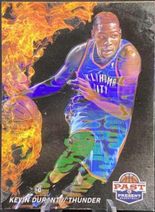 Kevin Durant #1 Basketball Cards 2012 Panini Past & Present Fireworks