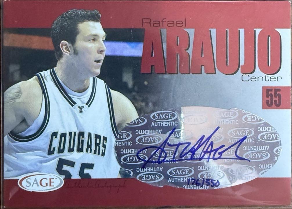 Rafael Araujo #A2 2004 Sage Autograph Basketball