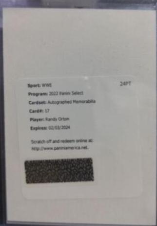 Randy Orton #AM-RKO Wrestling Cards 2022 Panini Select WWE Autograph Memorabilia