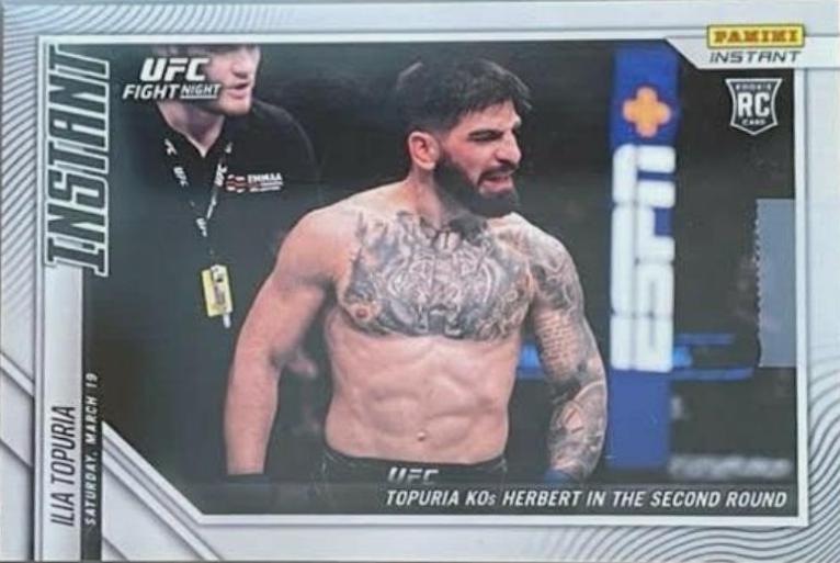 Ilia Topuria #23 Ufc Cards 2022 Panini Instant UFC