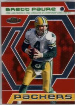 Brett Favre #BF10 Football Cards 2006 Topps Finest Favre Moments