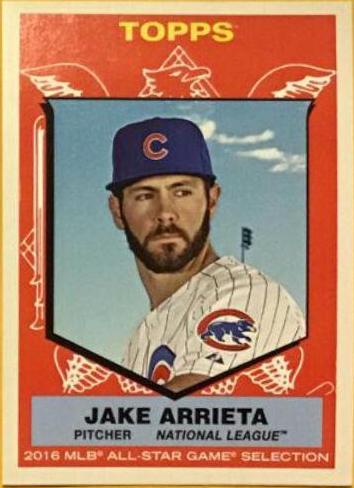 Jake Arrieta #25 Baseball Cards 2016 Topps Throwback Thursday