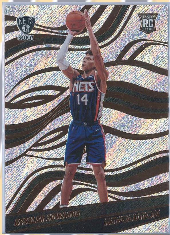 Kessler Edwards #144 Basketball Cards 2021 Panini Revolution