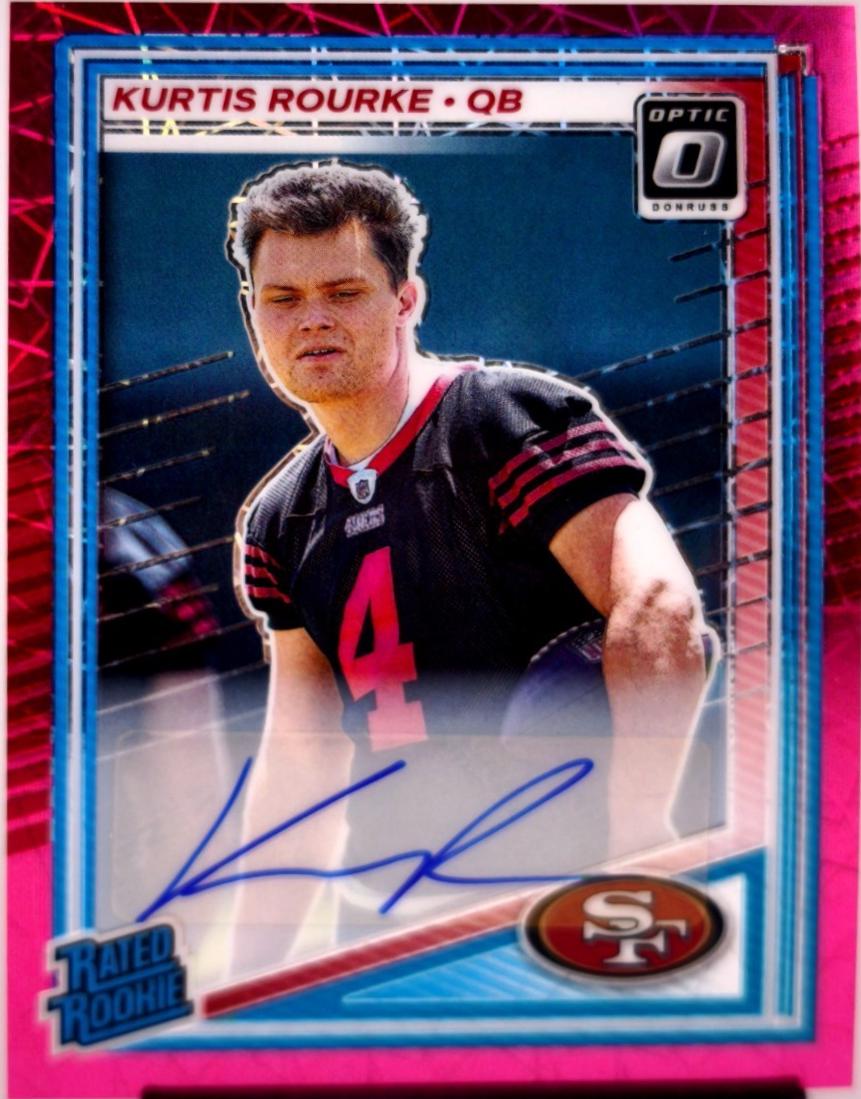 Kurtis Rourke [Pink Velocity Autograph] #243