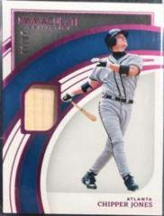 Chipper Jones [Pink] #10 Baseball Cards 2022 Panini Immaculate Prices