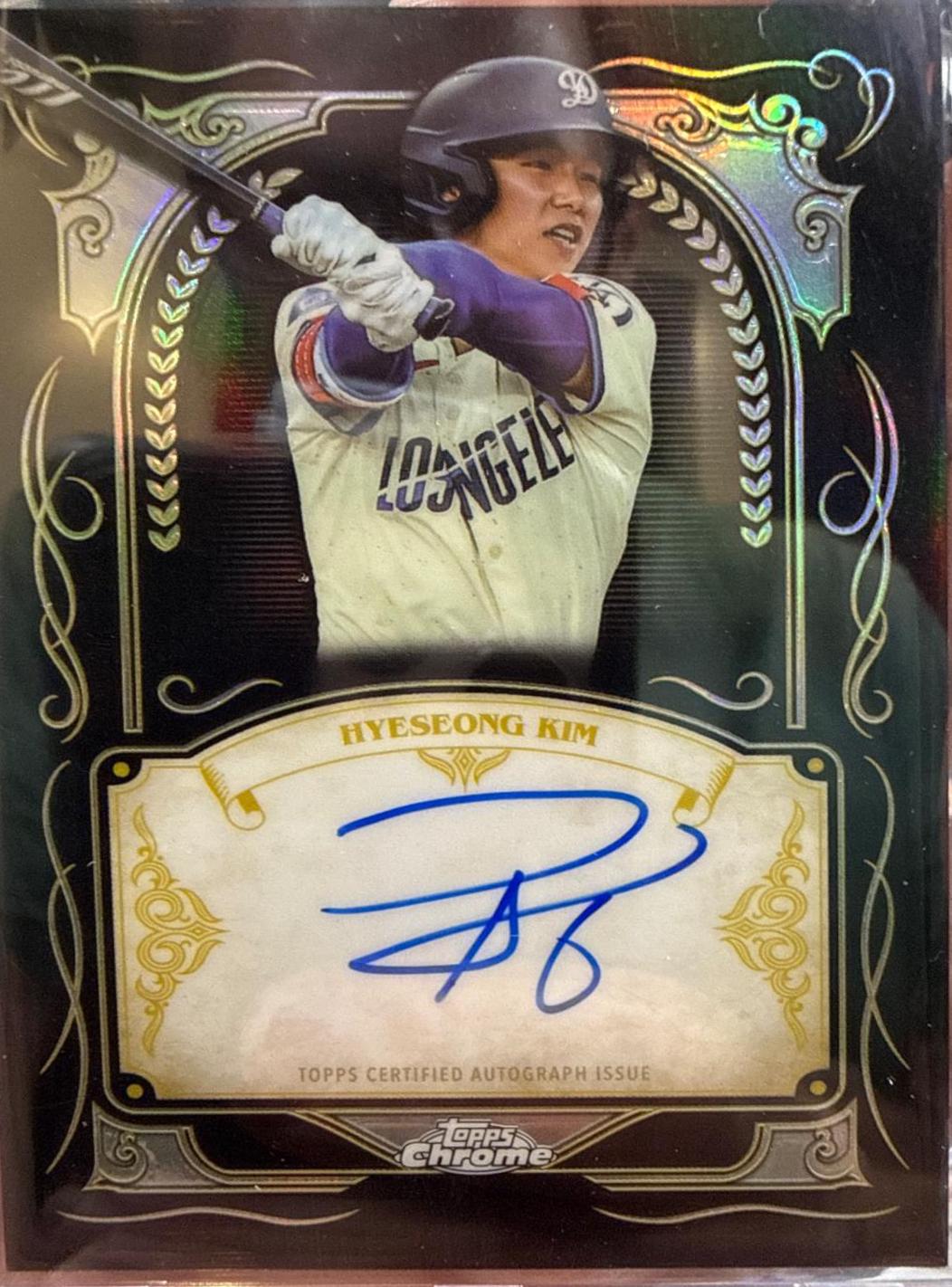 Hyeseong Kim #IS-HK 2026 Topps Chrome Baseball Ink Strokes