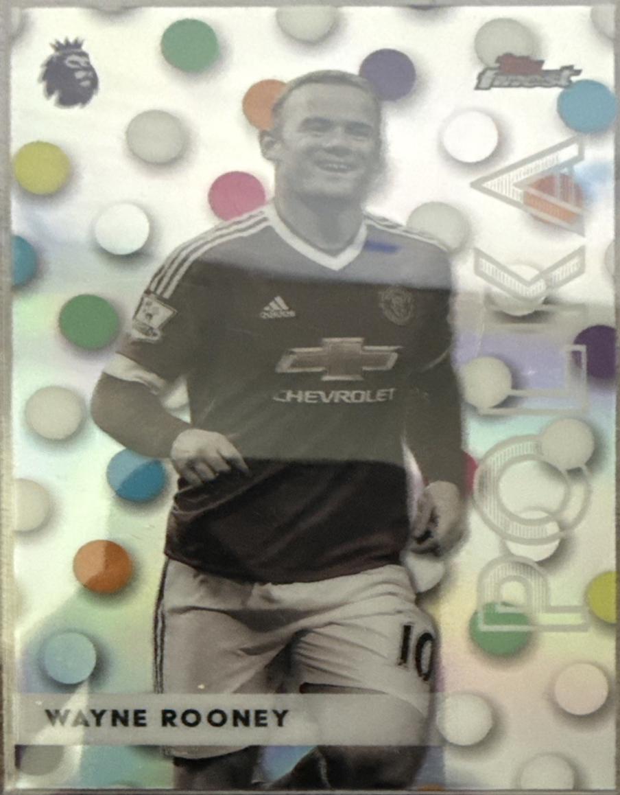 Wayne Rooney #PK-14 2026 Topps Finest Premier League Polka