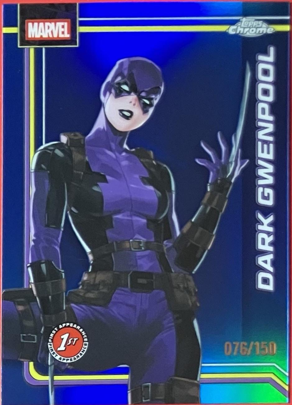 Dark Gwenpool Blue Refractor