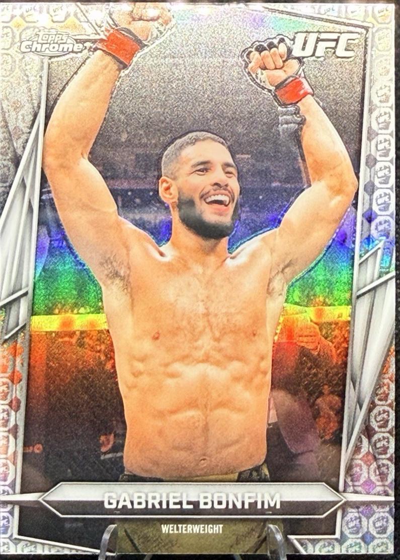 Gabriel Bonfim [UFC Glove Refractor] #114 Prices | 2026 Topps Chrome ...