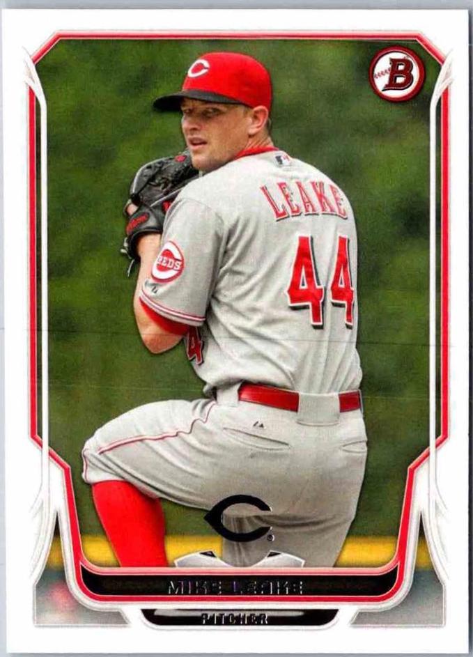 Mike Leake #10 Baseball Cards 2014 Bowman