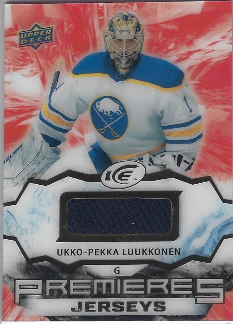 Ukko Pekka Luukkonen #IPA-UL 2021 Upper Deck Ice Premieres Hockey