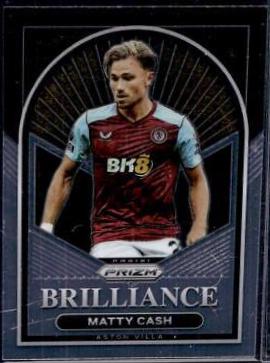 Matty Cash #7 Soccer Cards 2023 Panini Prizm Premier League Brilliance