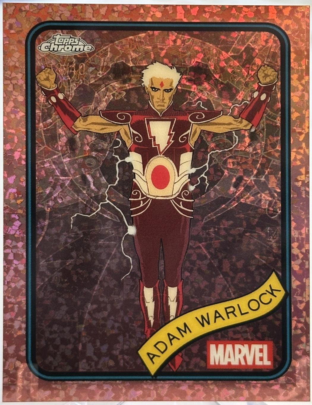 Adam Warlock Rose Gold Mini Diamonds Refractor