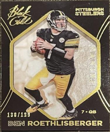Ben Roethlisberger #9 Football Cards 2014 Panini Black Gold