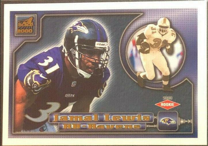Jamal Lewis #12 Football Cards 2000 Pacific Aurora