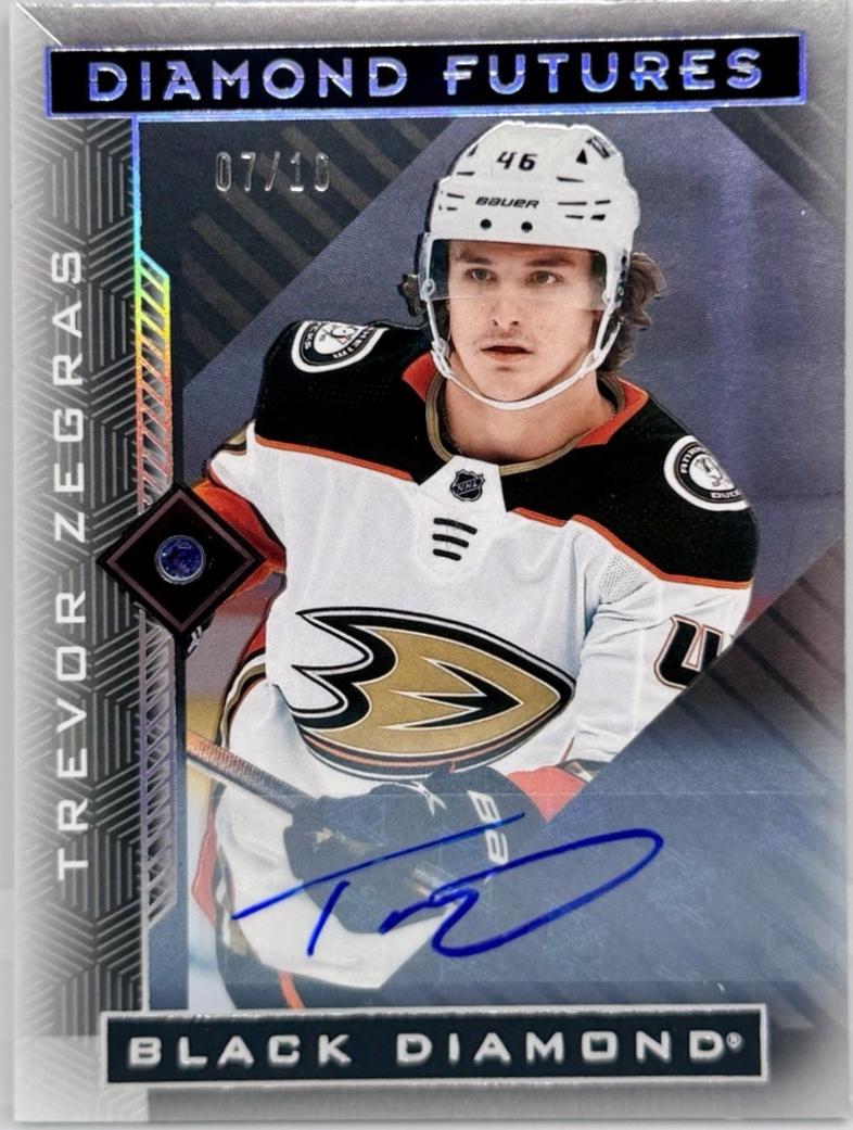 Trevor Zegras [Purple Relic Autograph] #BDF-TZ