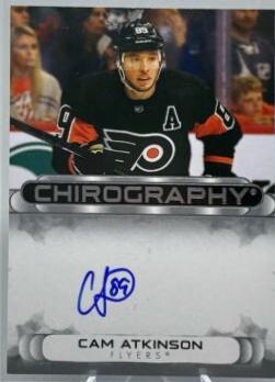 Cam Atkinson #C-CA Hockey Cards 2023 SP Authentic Chiography