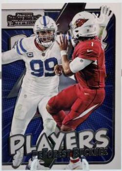 DeForest Buckner #PWR-DBU Football Cards 2022 Panini Contenders Power Players