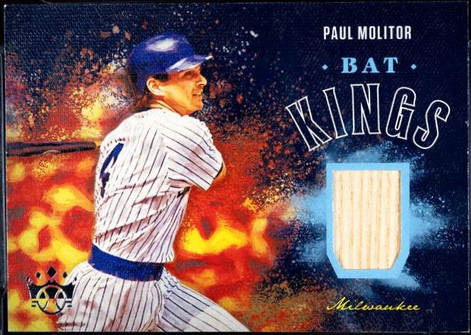 Paul Molitor #BK-PM Baseball Cards 2018 Panini Diamond Kings Bat Relic