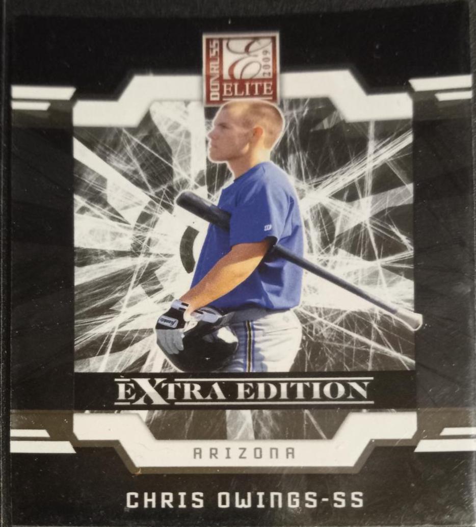 Chris Owings #29 Baseball Cards 2009 Donruss Elite Extra Edition