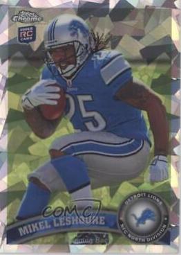 Mikel Leshoure [Ball in Right Hand Crystal Atomic Refractor] #74