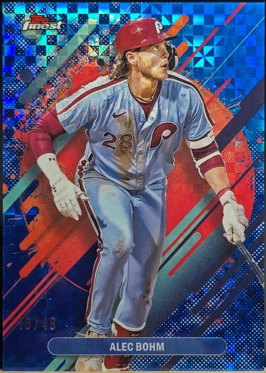 Alec Bohm [Blue Checkerboard Refractor] #249