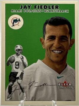 Jay Fiedler #218 2000 Fleer Tradition Football