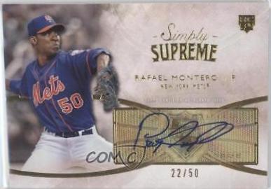 Rafael Montero #SSU-RM Baseball Cards 2014 Topps Supreme Simply Autographs
