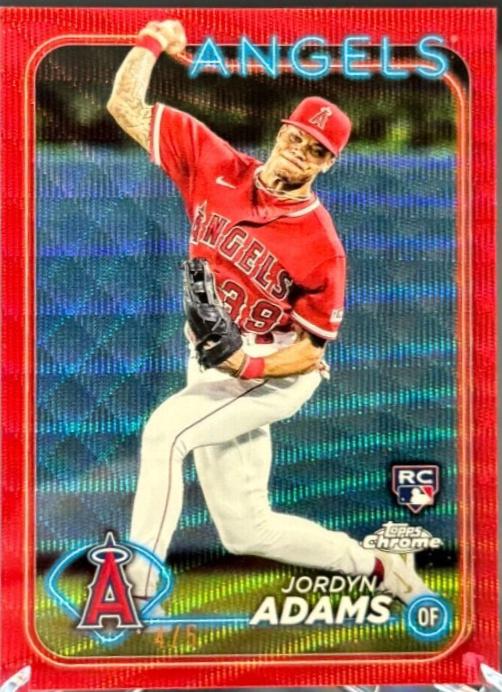 Jordyn Adams [Red Wave Refractor] #145