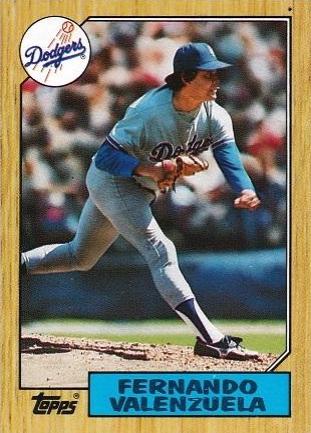 Fernando Valenzuela #410 Baseball Cards 1987 Topps