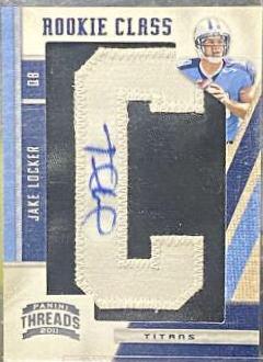 Jake Locker [Autograph Letter Patch] #258