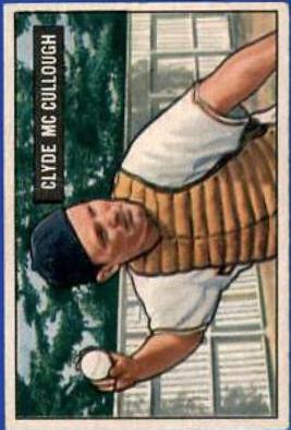 Clyde McCullough #94 1951 Bowman Baseball