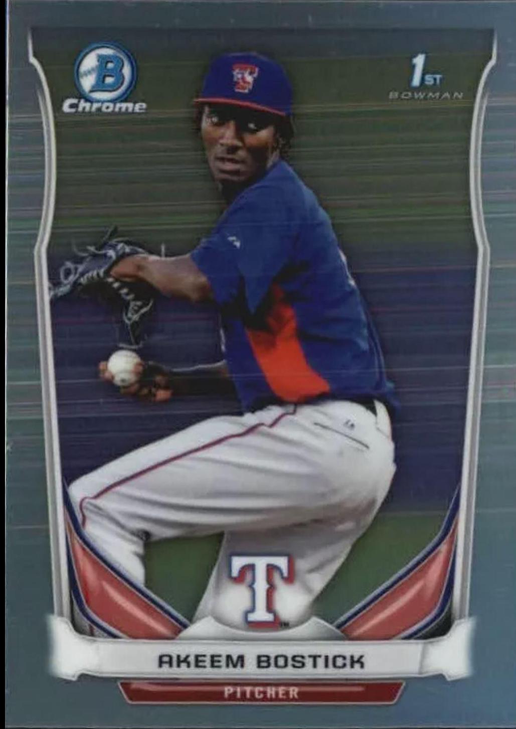 Akeem Bostick #BCP6 2014 Bowman Chrome Baseball Prospects