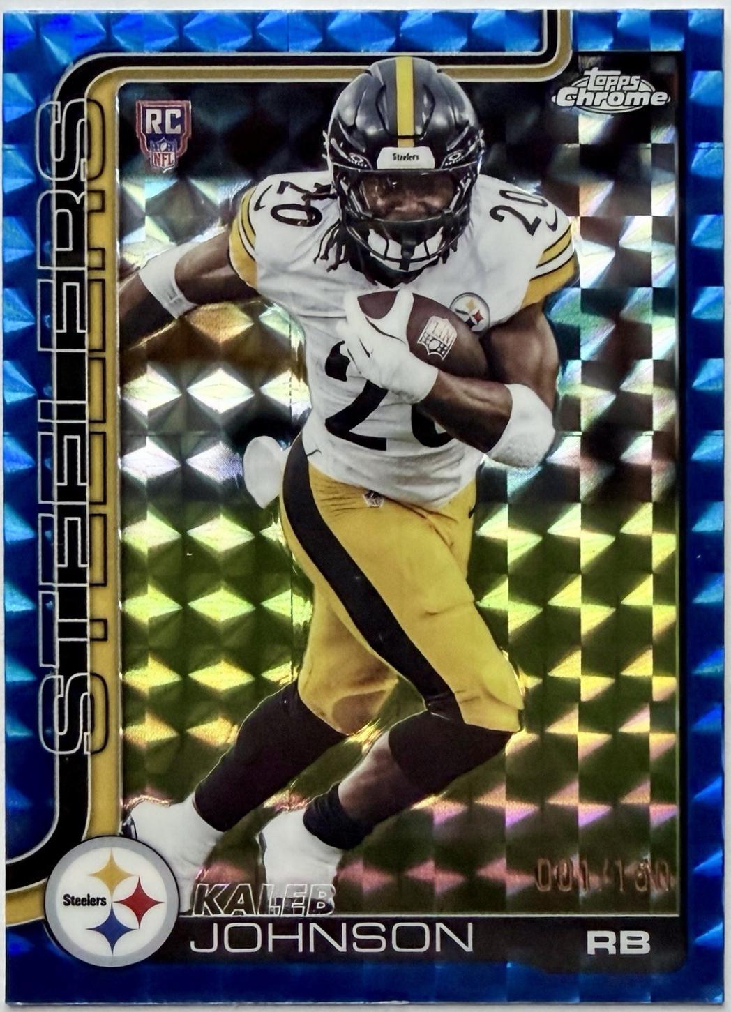 Kaleb Johnson [Blue Geometric Refractor] #323