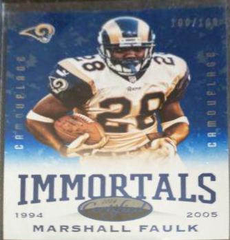 Marshall Faulk [Blue Camo] #194