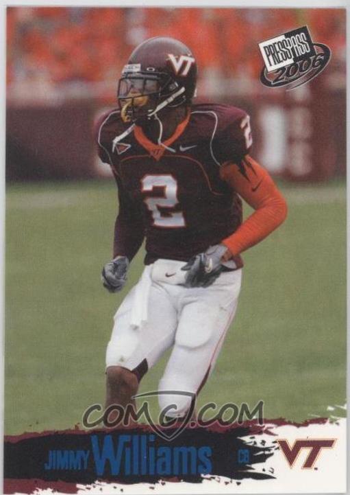Jimmy Williams #B-33 2006 Press Pass Football