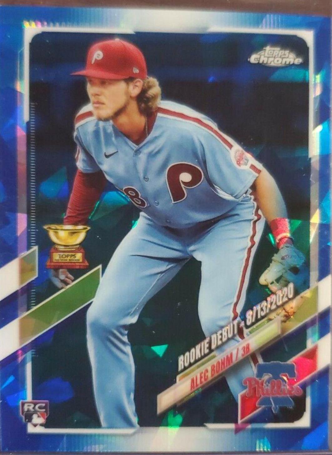 Alec Bohm #US250 2021 Topps Chrome Update Sapphire Baseball