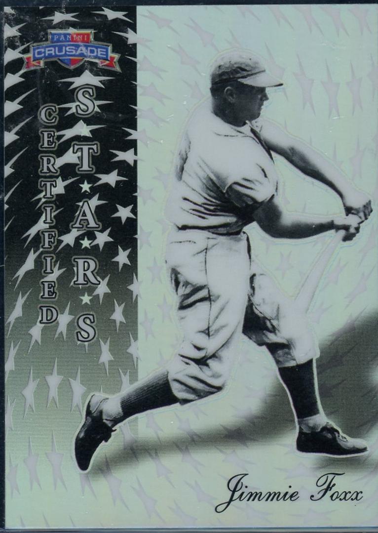 Jimmie Foxx #9 2025 Panini Crusade Baseball Certified Stars